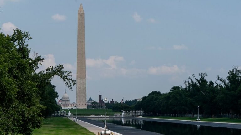 Trump posts update on Lincoln Memorial Reflecting Pool