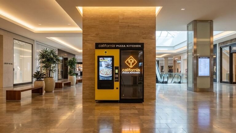 This vending machine makes a California Pizza Kitchen pizza in 90 seconds. Now 1,000 could be coming