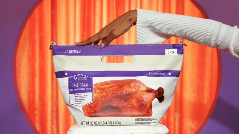 Walmart made its viral rotisserie chicken into a purse—and kept the $5.97 price. Here’s how to get one.