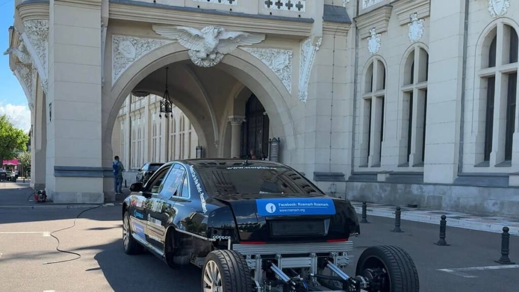 This Bizarre Walking Car Runs On Compressed Air Instead Of An Engine
