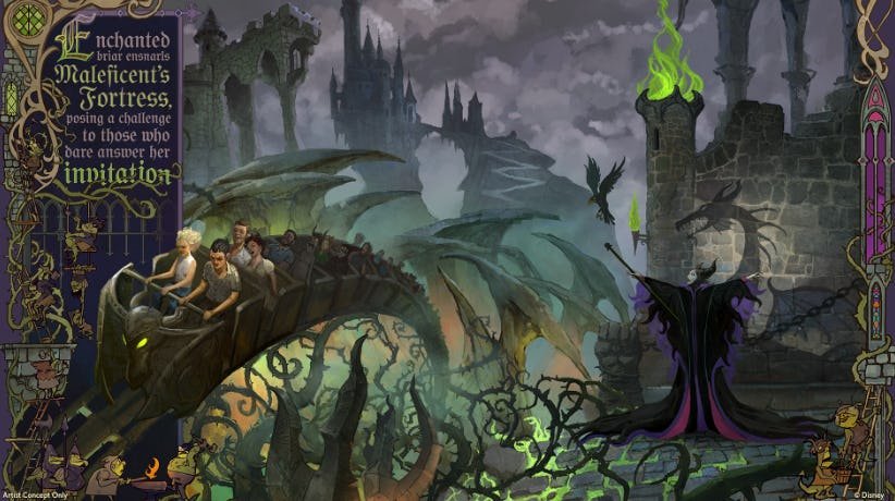 Magic Kingdom’s Villains Land Will Have Two New Attractions, Including A Maleficent Coaster