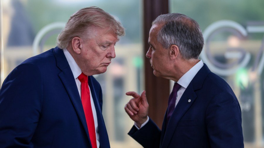 Carney calls trade talks with US 'nasty'
