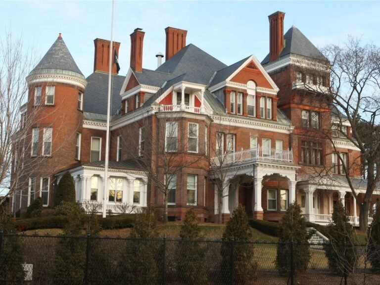 Grand staircases, state-shaped pools, and bowling alleys in the basement: See what the governor's mansion looks like in every state
