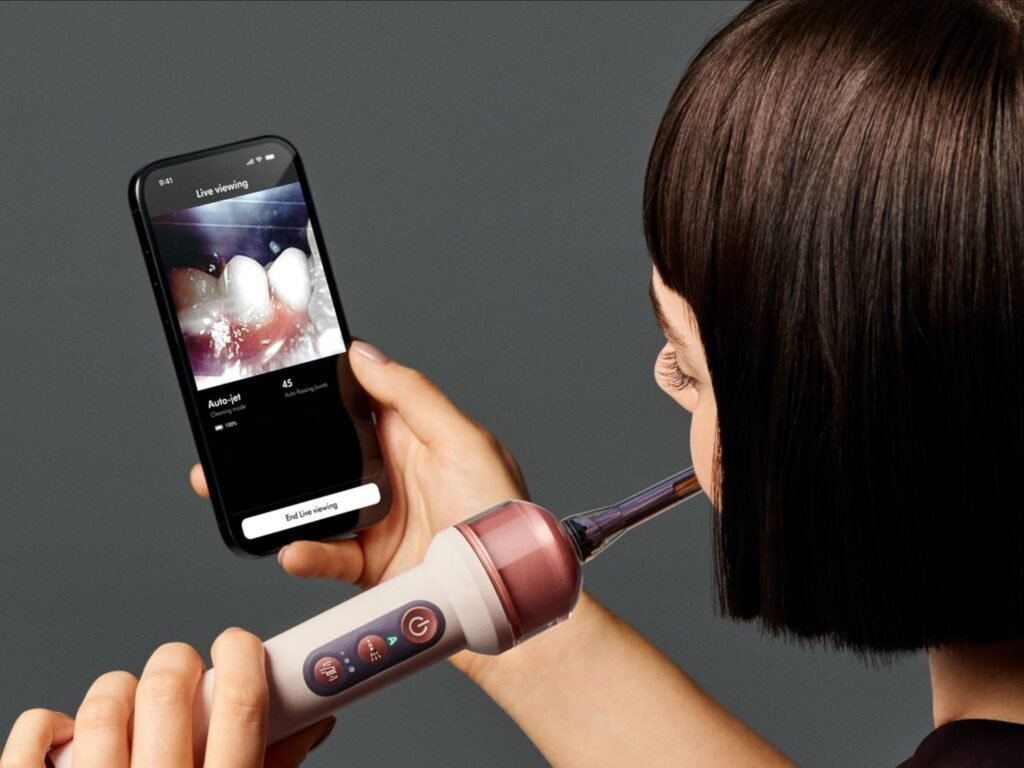 Dyson's new $500 AI toothbrush puts a camera in your mouth