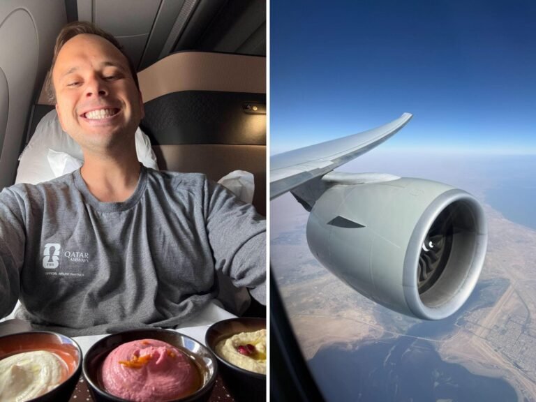 I flew Qatar Airways' famous QSuite business class on its A350 and 777. Here's how the 2 jets compare, and which I prefer.
