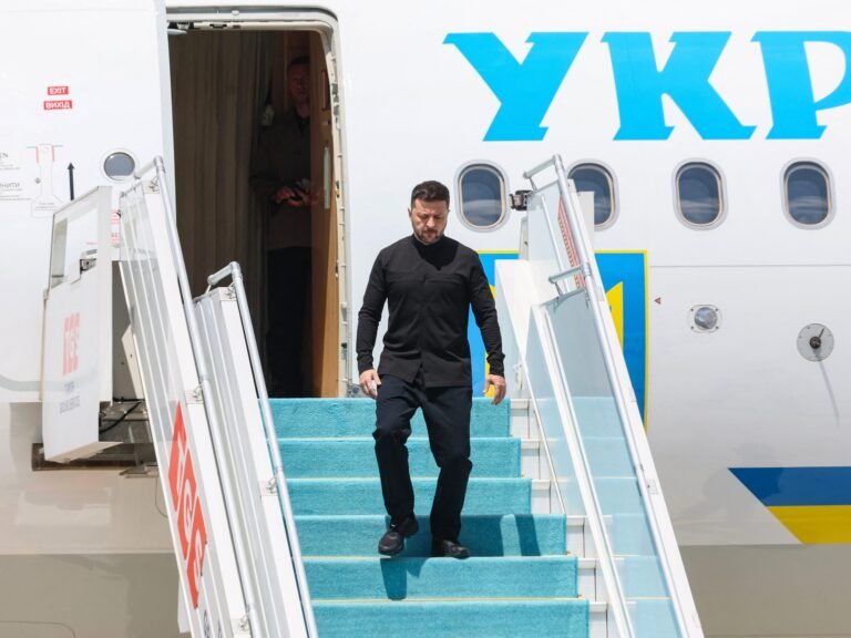 Zelenskyy's plane was 'almost hit' by a Russian drone over Moldovan airspace, NATO member says