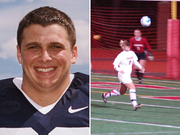 My husband and I were college athletes. We're not pushing competitive sports on our kids.