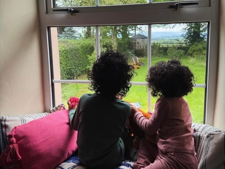 I grew up being afraid to make mistakes and show my emotions. I'm raising my children differently.