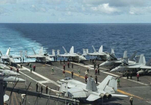 US aircraft carrier deploys to Middle East to relieve USS George Washington