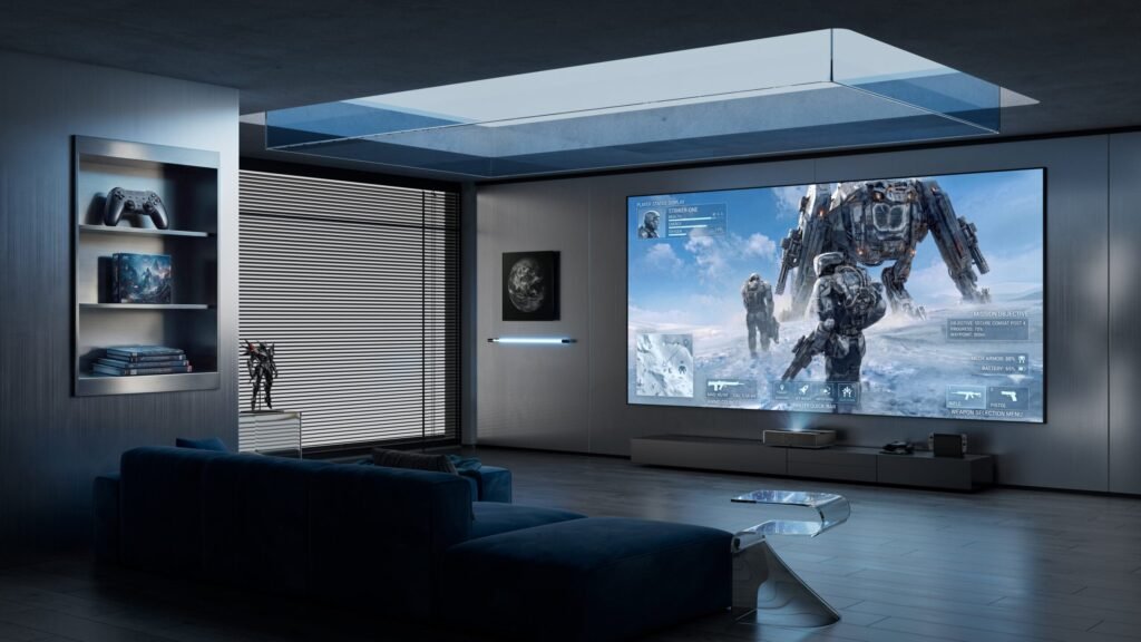 AWOL Vision Just Announced the World's First 4K 120Hz Ultra-Short-Throw Projector With Optical Shift
