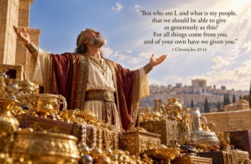 Everything Comes from God – 1 Chronicles 29:14