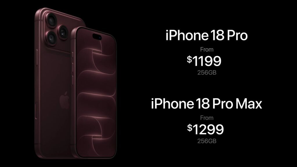 Apple iPhone 18 Pro Max Price