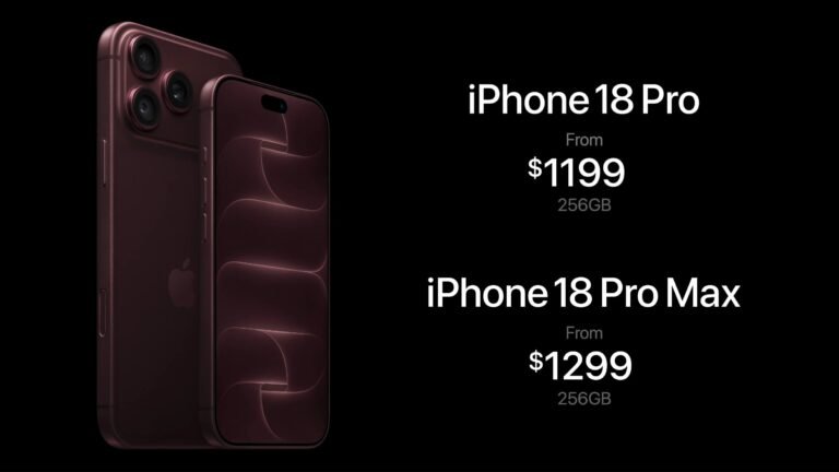Apple iPhone 18 Pro Max Price