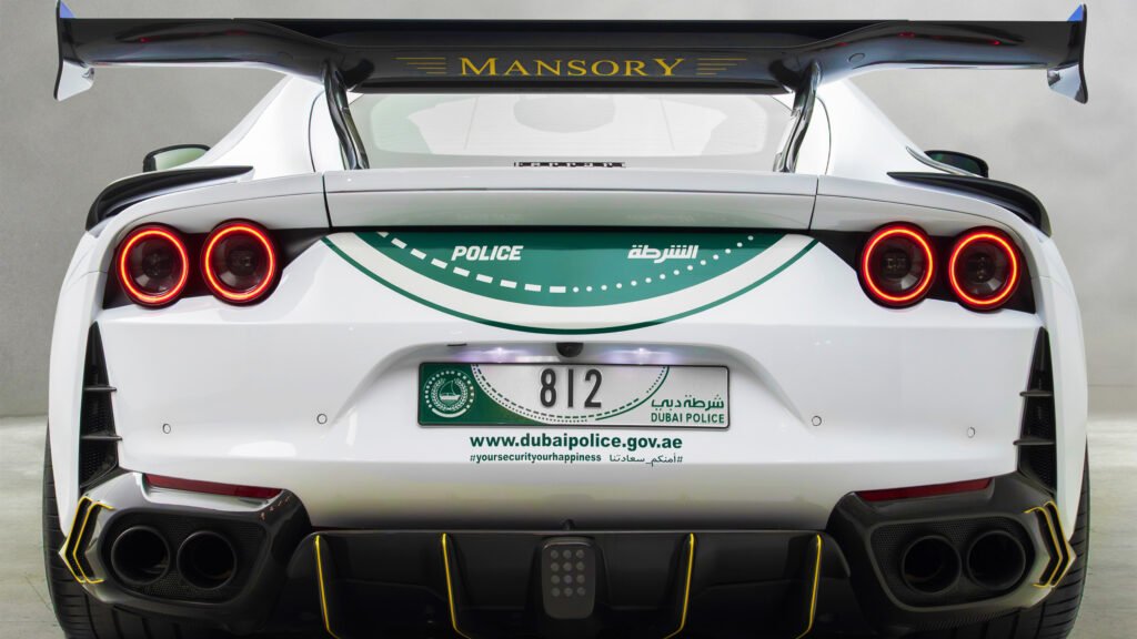 Dubai Police Wanted More Than A Ferrari 812, So They Called Mansory