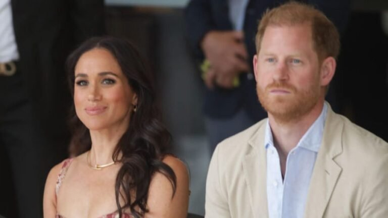 Trump says he's 'happy' Harry and Meghan left US for Britain
