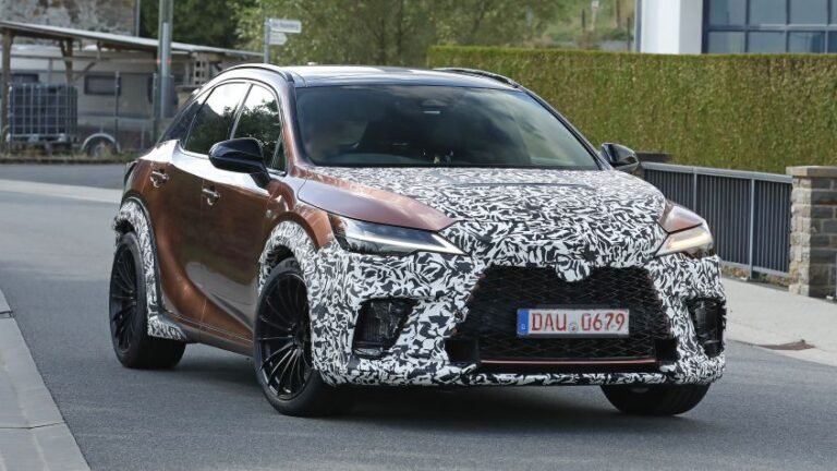 Hot new Lexus RX is a high-performance SUV nobody saw coming