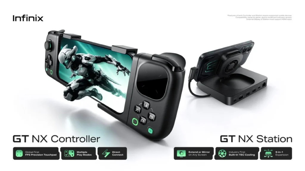 Infinix GT NX Controller and Station Bring Console-Like Gaming to Phones