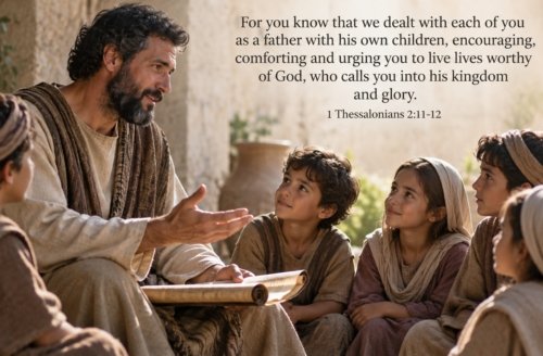 Live a Life Worthy of God – 1 Thessalonians 2:11-12