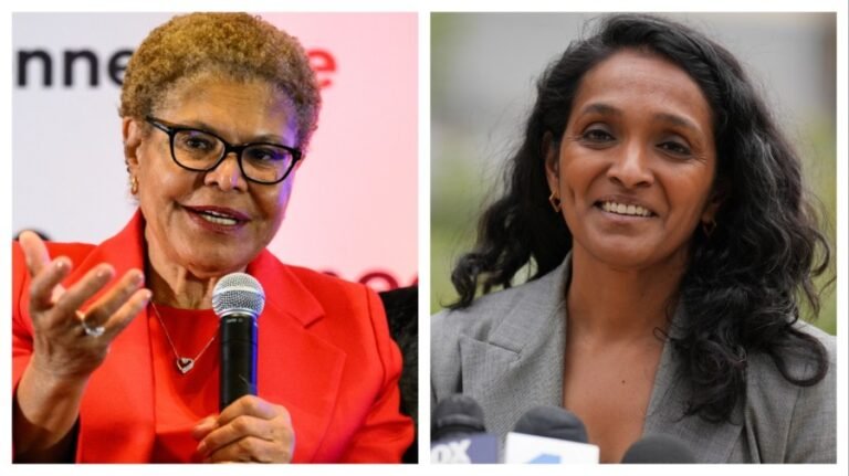 Bass trails Raman in Los Angeles mayor's race: Poll