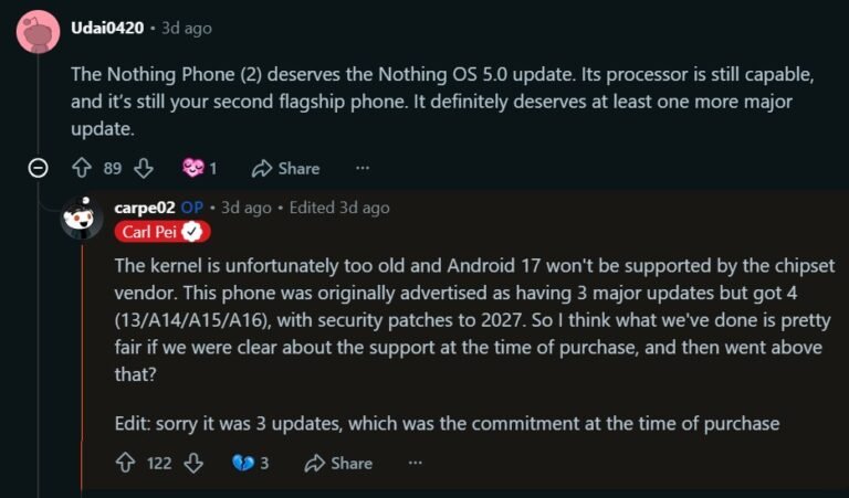 From bloatware to roots: Carl Pei admits Nothing needs to do better