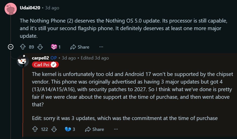 From bloatware to roots: Carl Pei admits Nothing needs to do better