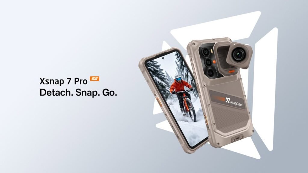 RugOne Xsnap 7 Pro Debuts with Detachable Action Camera and Massive 9,300mAh Battery