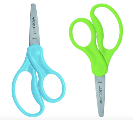 Westcott 5” Hard Handle Kids Blunt Scissors (2 pack) only $1.39!