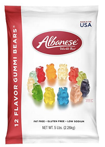 *HOT* Albanese World’s Best 12 Flavor Gummi Bears (5 pounds) only $10.76 shipped!