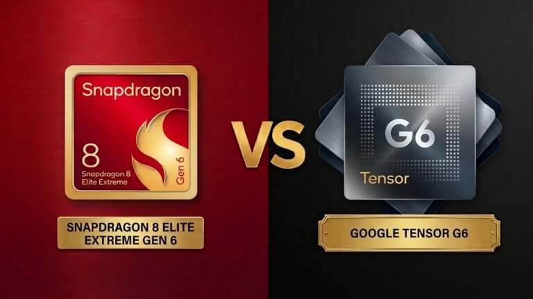 Snapdragon 8 Elite Extreme Gen 6 vs Google Tensor G6 Comparison