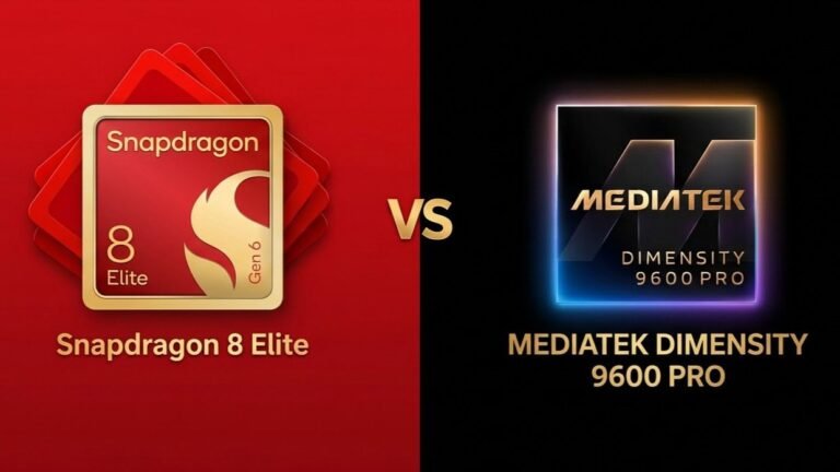 Snapdragon 8 Elite Extreme Gen 6 vs MediaTek Dimensity 9600 Pro Comparison
