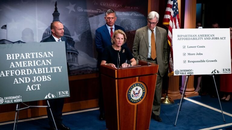 Democrats and Republicans announce long-awaited deal to speed up infrastructure, energy projects