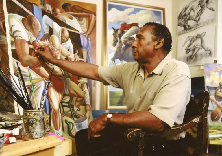 Preserving Ernie Barnes’s Legacy in Paint Tubes