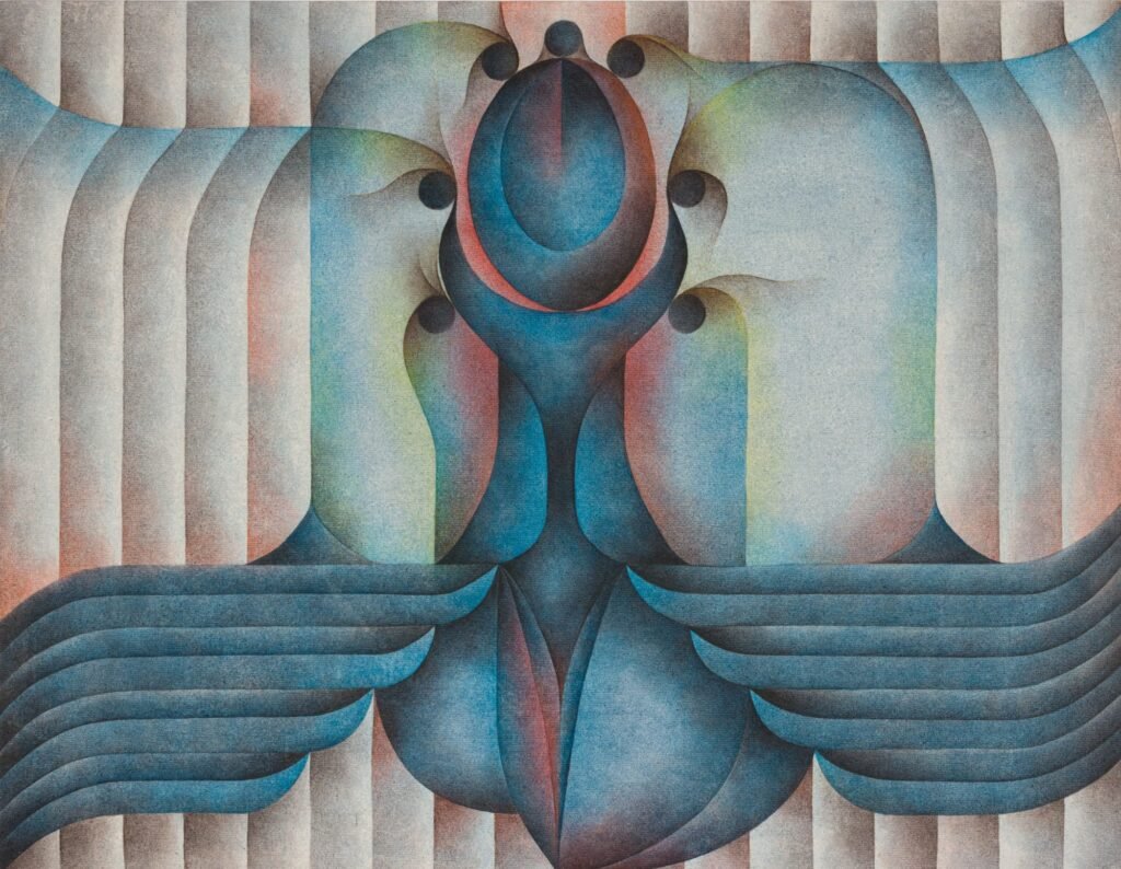 Symmetry and Biomorphic Forms Characterize Roberta Gentry’s Sensual Paintings