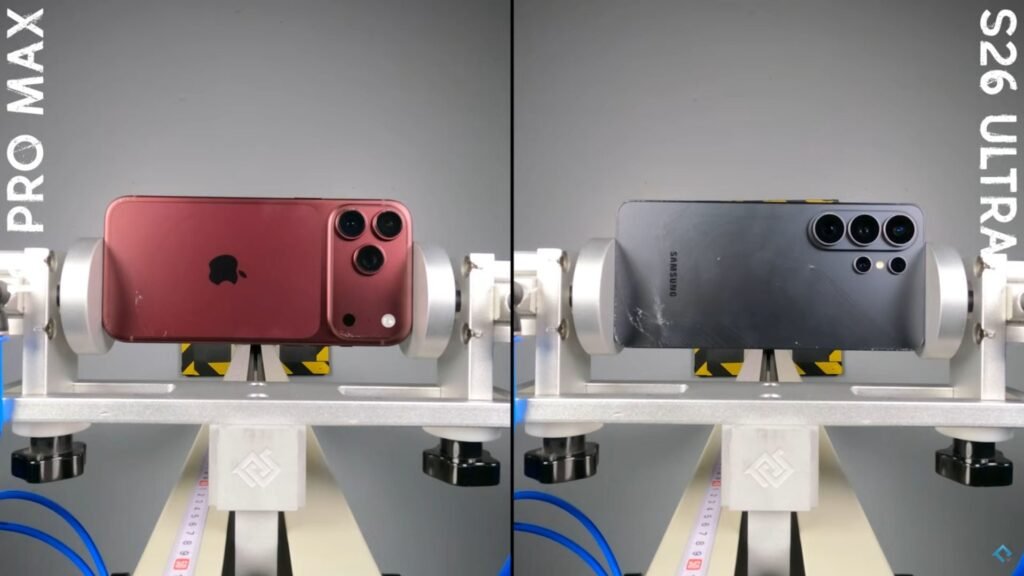 iPhone 18 Pro Max Drop Test Ends in a Photo Finish Against the Galaxy S26 Ultra