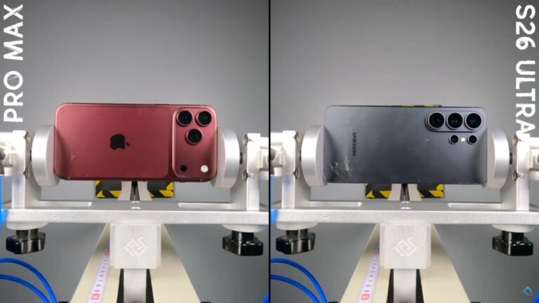 iPhone 18 Pro Max Drop Test Ends in a Photo Finish Against the Galaxy S26 Ultra
