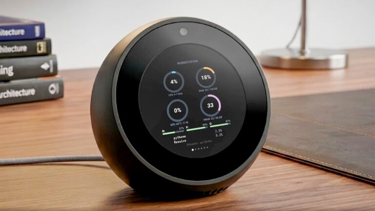 Alexa who? This jailbroken Echo Spot runs a custom Android skin and reports to a PC
