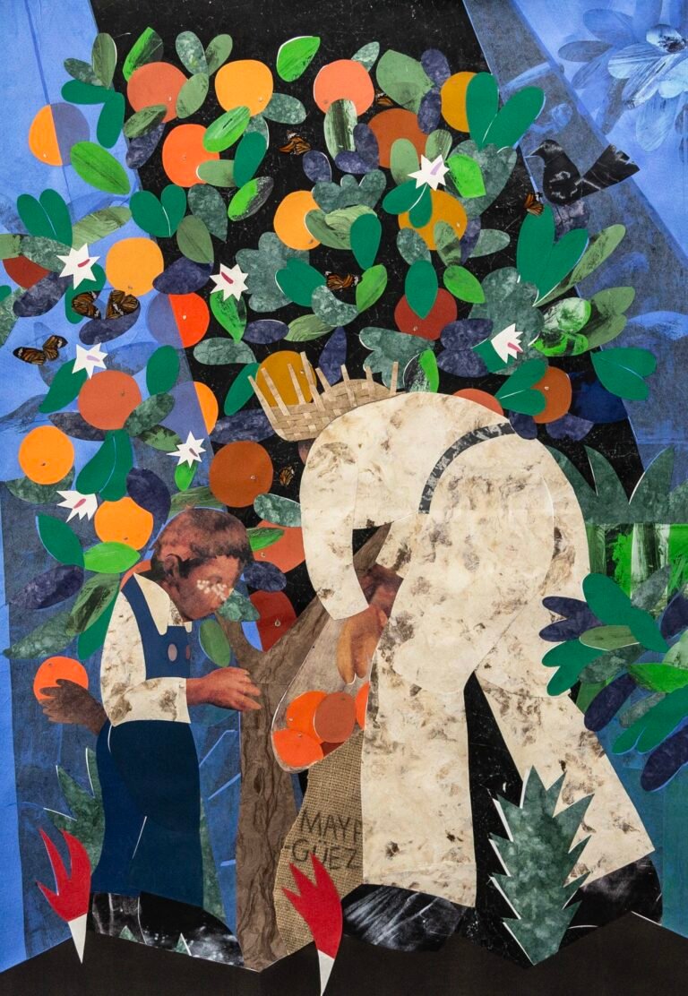 Lush Mixed-Media Collages by Clotilde Jiménez Piece Together an Artist’s Lineage