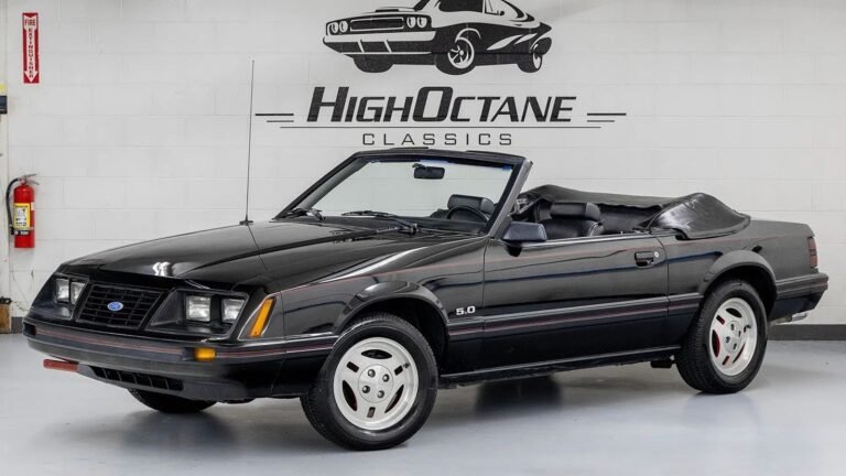 This 1983 Ford Mustang GLX Convertible Has A 302 V8 With 17,000 Miles And Charm For Days