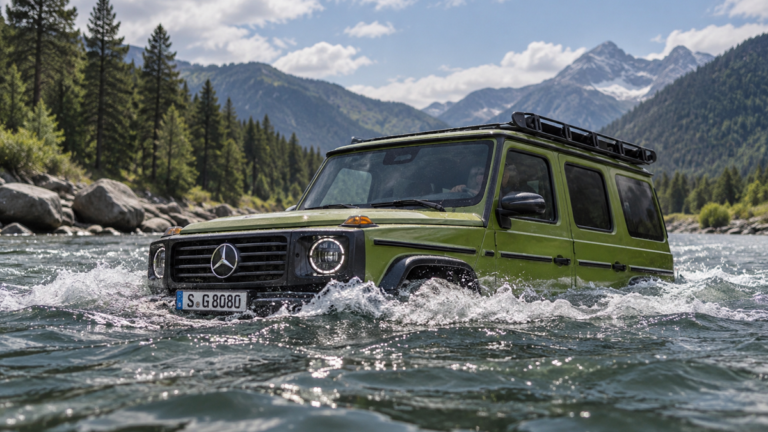 Mercedes Envisions an SUV That Floats Using Its Tires as Paddles