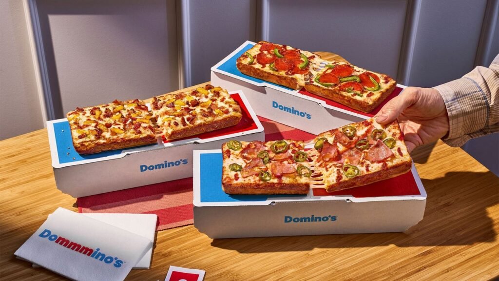 You can try Domino’s new Detroit-style pizza for free, but you have to act fast