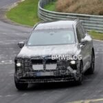 2028 BMW X7 M60 (G67) Spied At The Nürburgring With M Yellow Lights And Quad Exhaust Tips