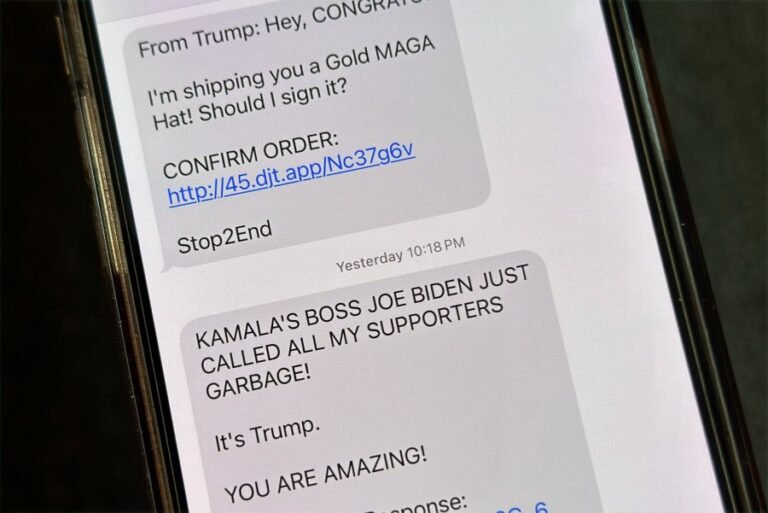 Revenge of the citizens: Let's text the candidates back, asking them for money
