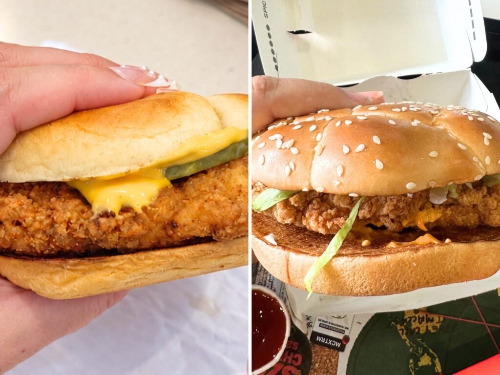 We spent around $15 at McDonald's in the US and UK. One was a much better value.