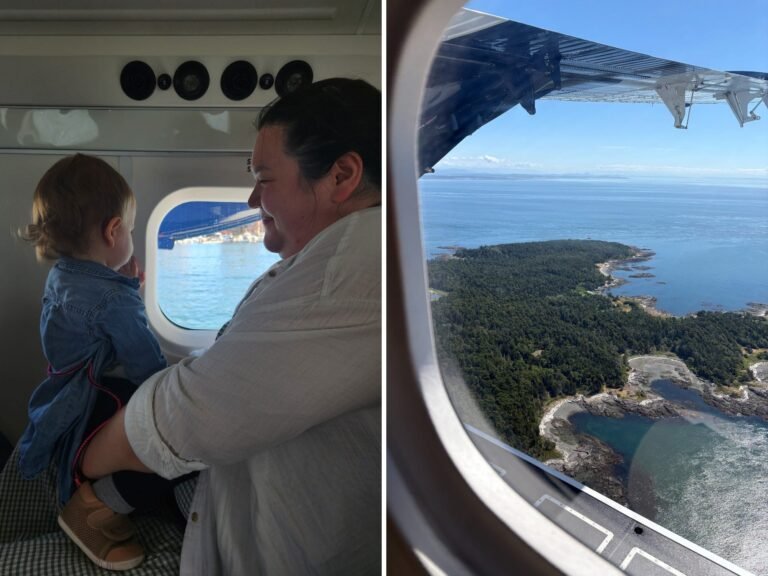 Taking a seaplane was about twice as expensive as the ferry. It made traveling with a toddler easier.