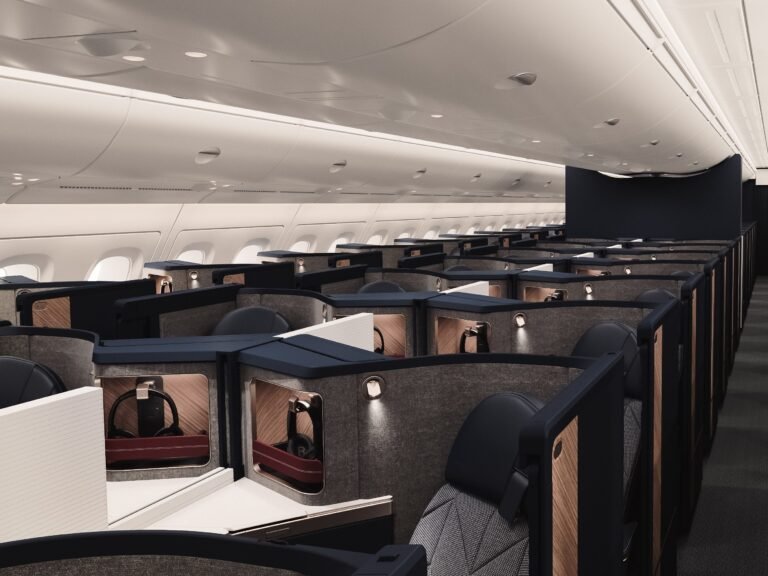British Airways is launching the world's largest business-class cabin on its Airbus A380s. Take a look inside.