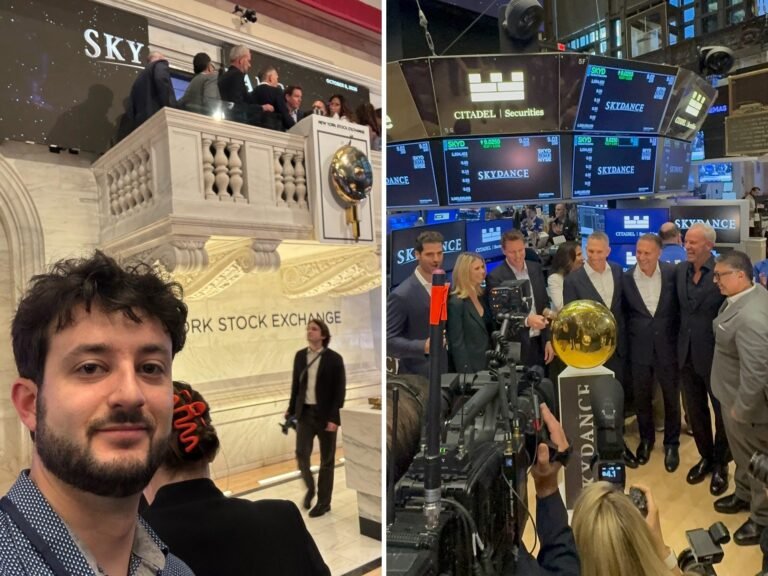What I saw as David Ellison's Skydance rang the opening bell at the New York Stock Exchange