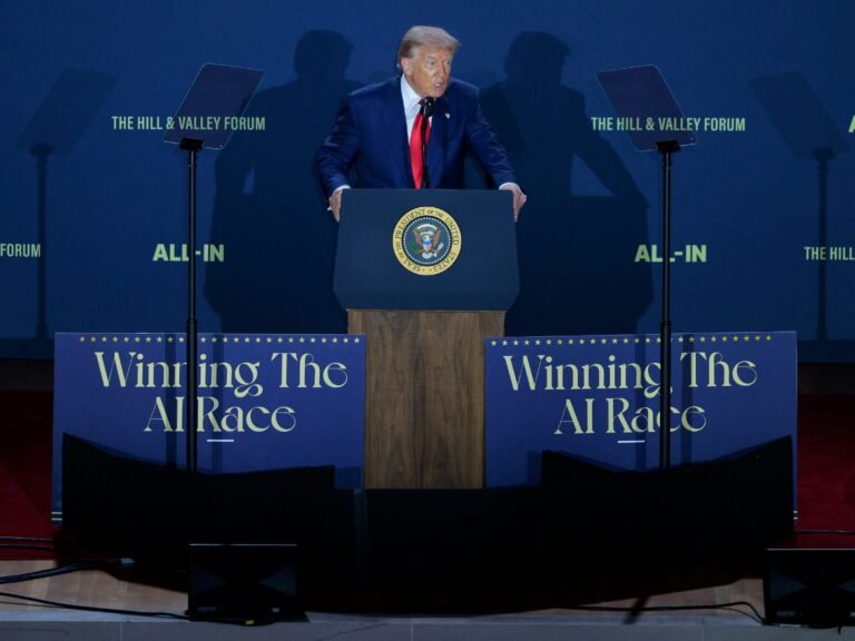 Trump says you're an 'enemy' of the White House if you don't support his AI rebrand