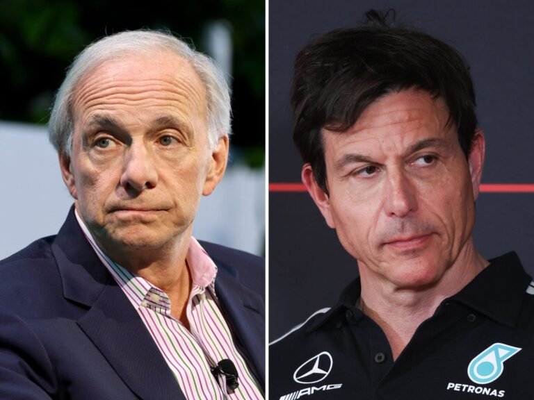 Ray Dalio and billionaire F1 boss Toto Wolff traded tips on how to get the best out of staff using 'tough love'