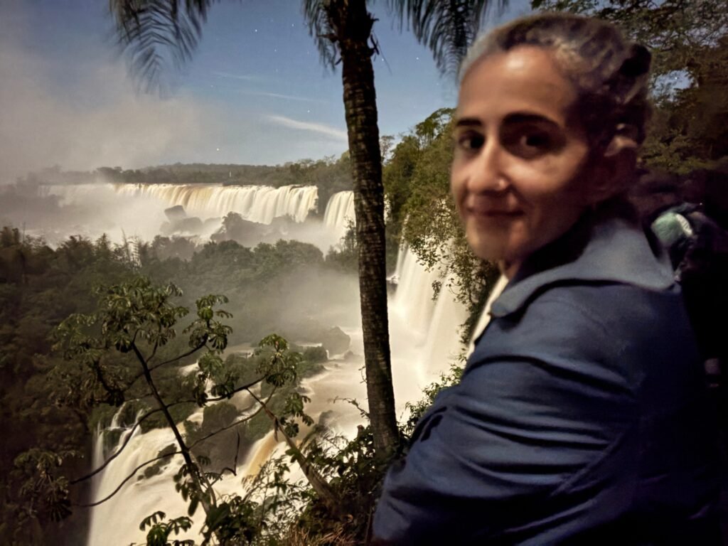 I've been to Iguazú Falls countless times. Seeing them under a full moon was something else.