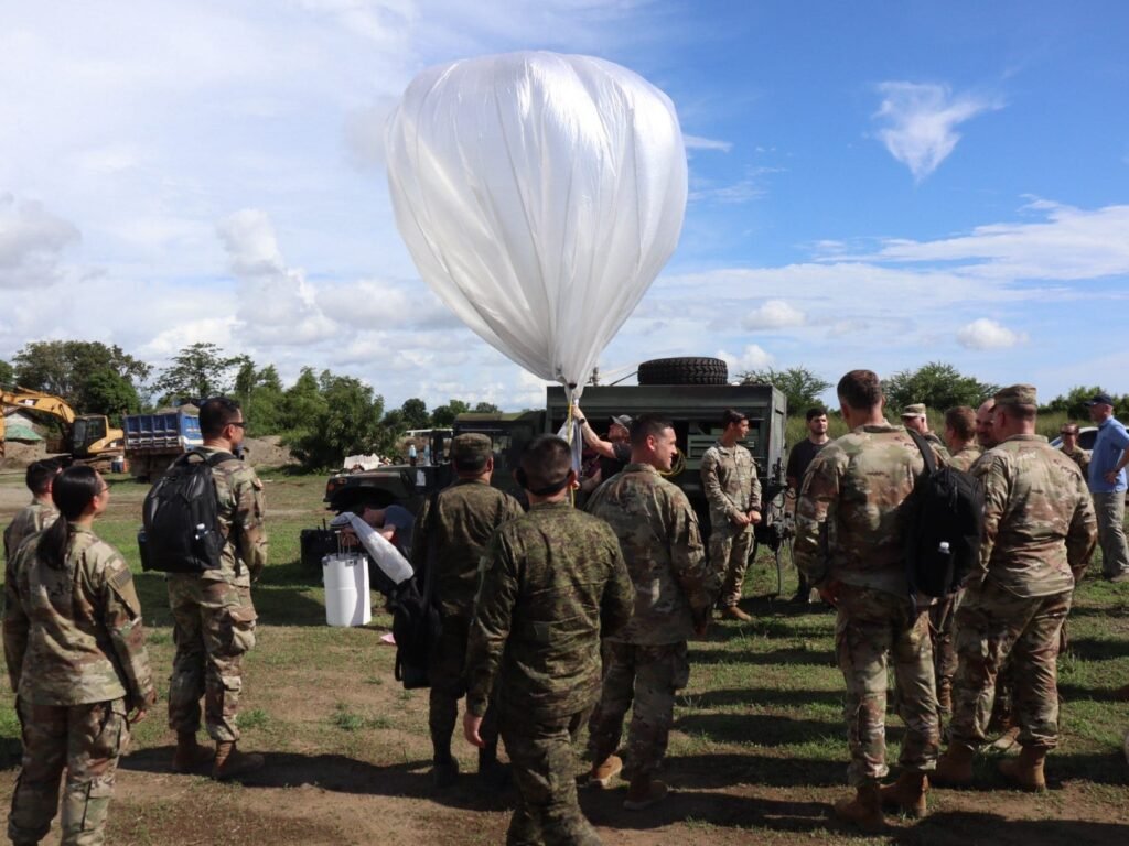 A US Army general says he had a change of heart about high-flying balloons after seeing them in action